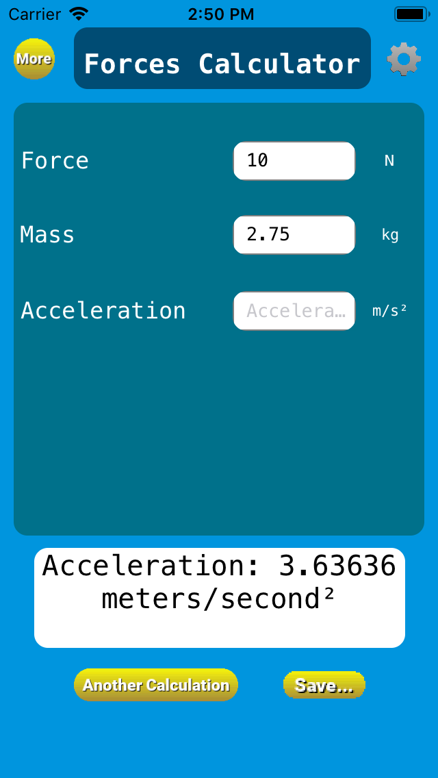 calculator page