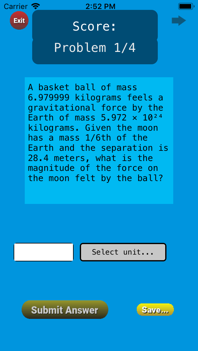 quiz save